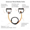EXTENSOR ELÁSTICO VOLLO  NÍVEL MÉDIO 10MM - Image 2