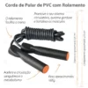 CORDA DE PULAR  VOLLO PVC COM ROLAMENTO - Image 2