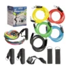 KIT DE ELÁSTICOS EXTENSORES WESTERN FITNESS 11 PEÇAS