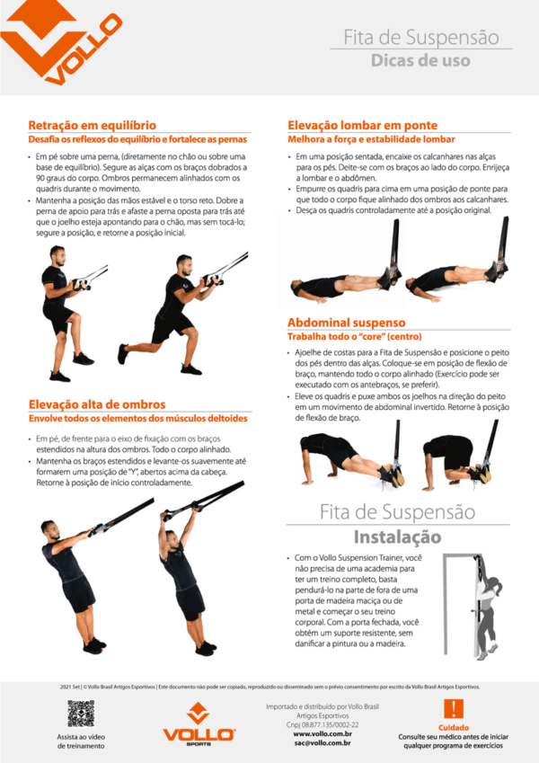 FITA DE TREINO DE SUSPENSÃO VOLLO - Image 3