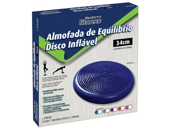 ALMOFADA DE EQULÍBRIO WESTERN DISCO INFLÁVEL 34CM - Image 2