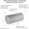 ROLO DE MASSAGEM E LIBERAÇÃO MIOFASCIAL VOLLO LISO - Image 4