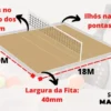 FITA DE DEMARCAÇÃO PARA FUTEVOLEI SPITTER 9CMx18M PRETA - Image 3