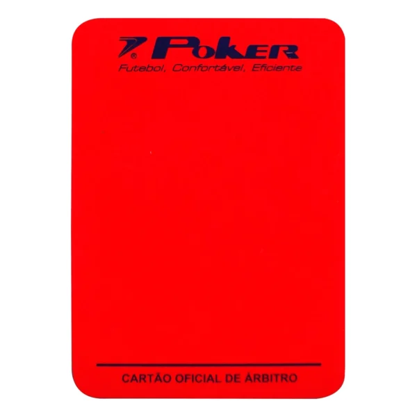 CARTÃO ÁRBITRO OFICIAL POKER FUTSAL