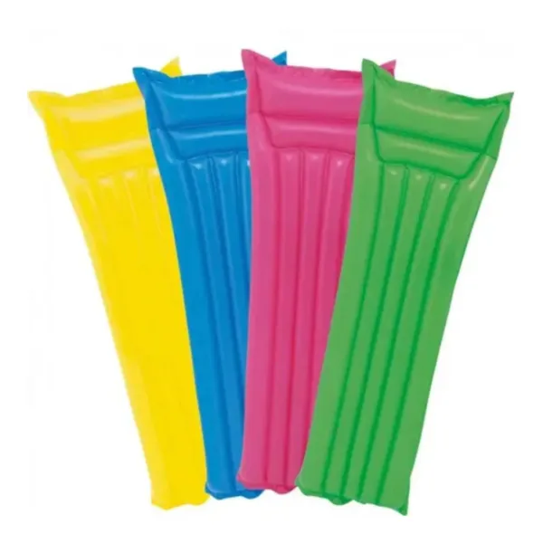 BÓIA INFLÁVEL BRIZI COLCHÃO 183X69CM CORES SORTIDAS