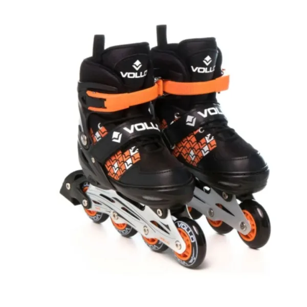 PATINS INLINE VOLLO AJUSTÁVEL CHASSI ALUMÍNIO ROLAMENTOS ABEC5