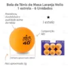 BOLA TÊNIS DE MESA VOLLO PRO 40 1 ESTRELA LARANJA (6 PEÇAS) - Image 3