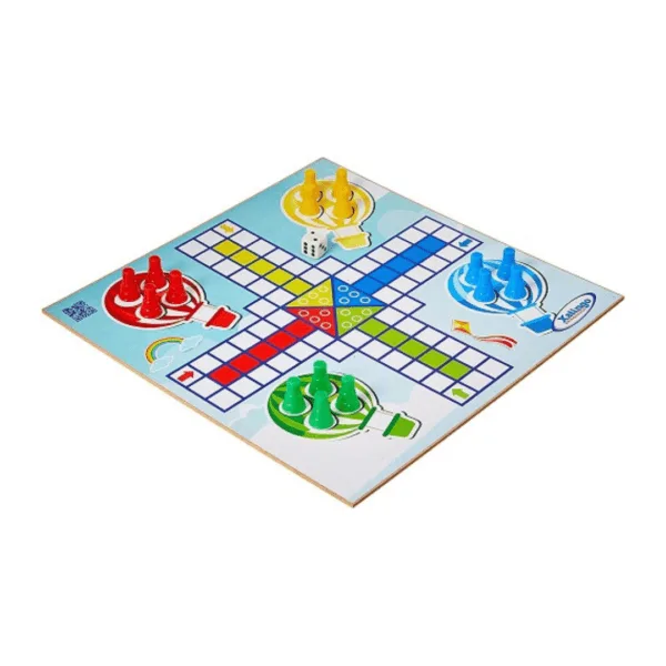 LUDO XALINGO MADEIRA PEÇAS PLASTICA 27X27 CM