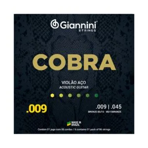 ENCORDOAMENTO GIANNINI VIOLÃO AÇO BRONZE  85/15 009