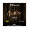 ENCORDOAMENTO GIANNINI VIOLÃO AÇO BRONZE 65/35 010