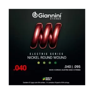 ENCORDOAMENTO GIANNINI BAIXO 4 CORDAS 040 GEEBRL